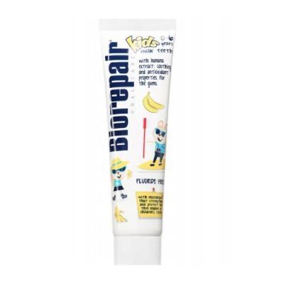 Biorepair Kids Pasta do zębów dla dzieci 0-6 lat bananowa, 50 ml
