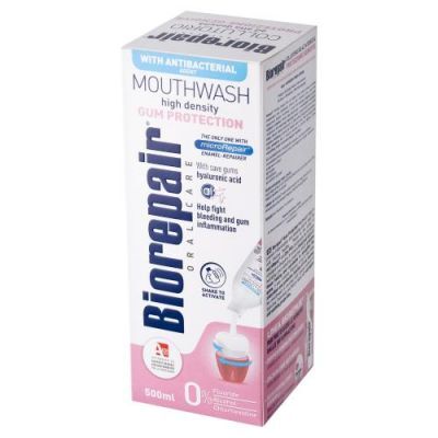 Biorepair Ochrona Dziąseł Płyn do płukania jamy ustnej, 500 ml