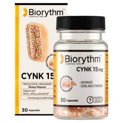 Biorythm Cynk 15mg, 30kaps.