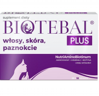 BIOTEBAL PLUS włosy, skóra, paznokcie 30+10 tabletek