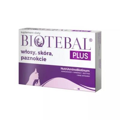 BIOTEBAL Plus Włosy, skóra, paznokcie, 40 tabl.