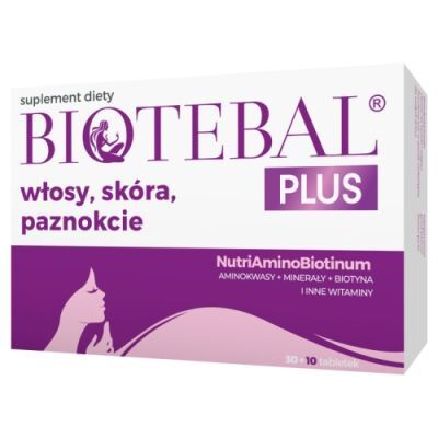 BIOTEBAL Plus Włosy, skóra, paznokcie, 40 tabl.