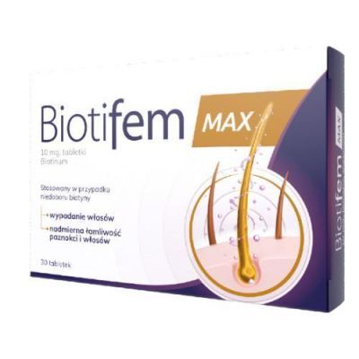 Biotifem Max 10mg, 30tabletek KRÓTKA DATA 31.01.2026