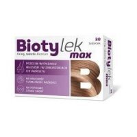 Biotylek MAX -  Lek z biotyną 10 mg  30 tabl.