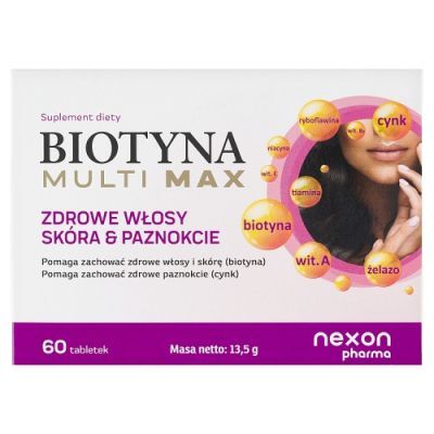 Biotyna MULTI MAX, 60 tabl.