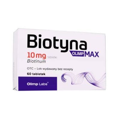 Biotyna Olimp Max 10 mg, 60 tabletek