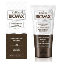 BIOVAX COFFEE Kawa &amp; Proteiny Kaszmiru peeling oczyszczający do skóry głowy 125 ml