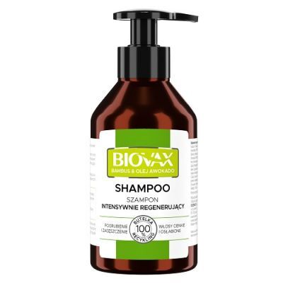 BIOVAX BAMBUS & OLEJ AVOCADO Intensywnie regenerujący szampon 200 ml