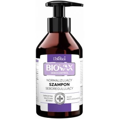 BIOVAX SEBOCONTROL Normalizujący szampon nawilżający 200 ml