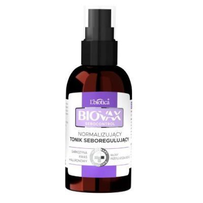 BIOVAX Sebocontrol Normalizujący tonik seboregulujący, 100ml KRÓTKA DATA 31.01.2026