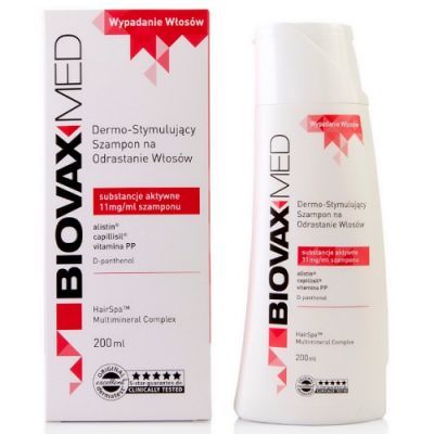 BIOVAXMED Dermo-stymulujący szampon na odrastanie włosów 200 ml
