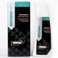 BIOVAXMEN szampon dla mężczyzn do włosów skłonnych do wypadania, cienkich, tracących gęstość 200 ml