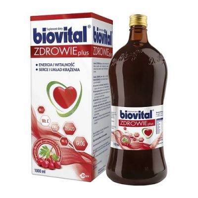 BIOVITAL ZDROWIE PLUS płyn 1000 ml, zmęczenie, osłabienie