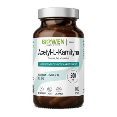 Biowen Acetyl-L-karnityna, 100 kaps.