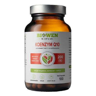 Biowen Koenzym Q10 Ubichinon 100 mg, 100 kaps.