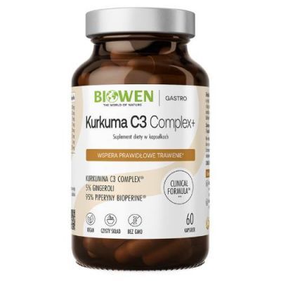 Biowen Kurkuma C3 Complex+ 98%, 60 kaps.