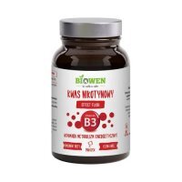 Biowen Kwas nikotynowy Witamina B3 proszek, 120g