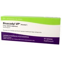 BISACODYL VP 5 mg 30 tabletek dojelitowych IMPORT DELFARMA