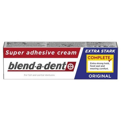 BLEND-A-DENT COMPLETE EXTRA STARK ORIGINAL supermocny klej do protez 47 g