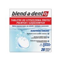 BLEND-A-DENT Tabletki do czyszczenia protez 28 sztuk