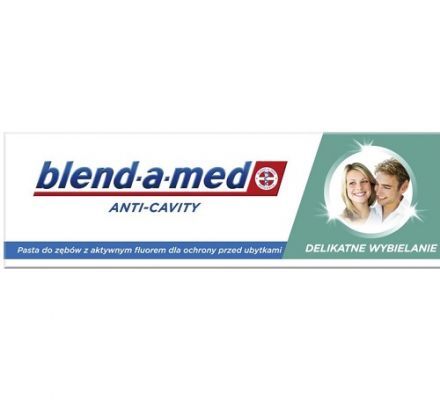 BLEND-A-MED ANTI-CAVITY DELICATE WHITE Pasta do zębów Delikatna Biel 75 ml