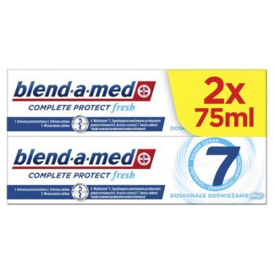 BLEND-A-MED COMPLETE PROTECT 7 EXTRA FRESH Pasta do zębów 2 x 75 ml