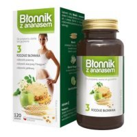 BŁONNIK Z ANANASEM 120 tabletek do ssania COLFARM