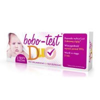 BOBO-TEST DUO test ciążowy strumieniowy + test ciążowy płytkowy