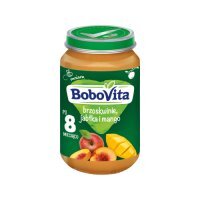 BoboVita Brzoskwinie jabłka i mango po 8 miesiącu, 190 g