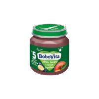 BoboVita Jabłka banany i owoce jagodowe po 5 miesiącu, 125 g