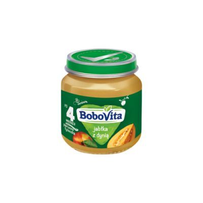 BoboVita Jabłka z dynią po 4 miesiącu, 125 g