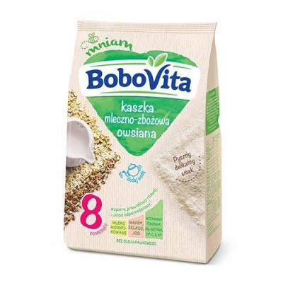 BoboVita Kaszka mleczno-zbożowa owsiana po 8 miesiącu, 230 g