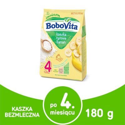 BoboVita Kaszka ryżowa banan - 180g