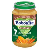 BoboVita Kaszotto! Kasza bulgur z soczewicą i dynią po 7 miesiącu, 190 g