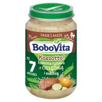 BoboVita Kaszotto! Komosa ryżowa z cielęciną i cukinią po 7 miesiącu, 190 g