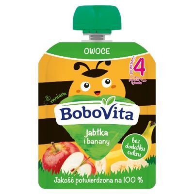 BoboVita Mus jabłko, banan - 80g