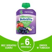 BoboVita Mus jagody, jabłka, banan - 80g