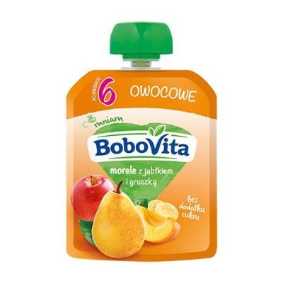 BoboVita Mus morele, jabłko, gruszka - 80g