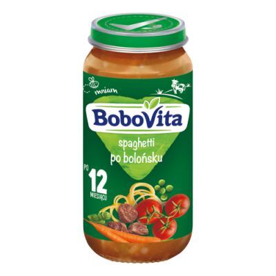 BoboVita Spaghetti po bolońsku po 12 miesiącu, 250 g