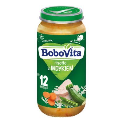 BoboVita Risotto z indykiem po 12 miesiącu, 250 g