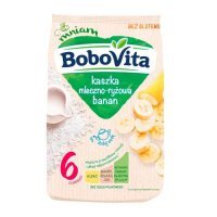 BoboVita Kaszka mleczno-ryżowa banan po 6. miesiącu, 230 g