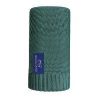 BOCIOLAND Kocyk bambusowy Paris 80x100cm butelkowa zieleń