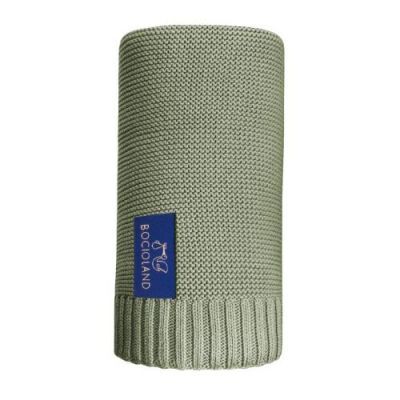 BOCIOLAND Kocyk bambusowy Paris 80x100cm oliwka