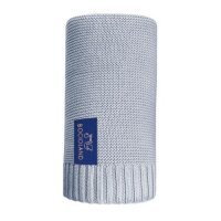 BOCIOLAND Kocyk bambusowy Paris Baby Grey 80x100cm