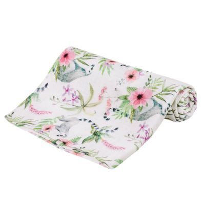 BOCIOLAND Pieluszka bambusowa 30x30cm Lemury