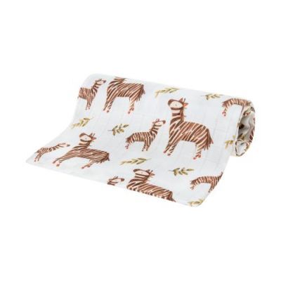 BOCIOLAND Pieluszka bambusowa 30x30cm Zebra