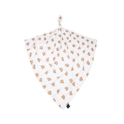 BOCIOLAND Pieluszka bambusowa 75x75cm Teddy Bear