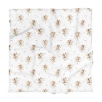 Bocioland Pieluszka bambusowa Myszki 110 x 110 cm, 1 szt.