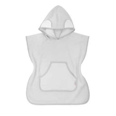 BOCIOLAND Ponczo kąpielowe szare