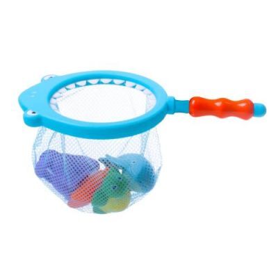 BOCIOLAND Siateczka Rekin + zabawki do kąpieli